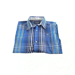 Calvin Klein Boys Button Down  Shirt, Size 10-12